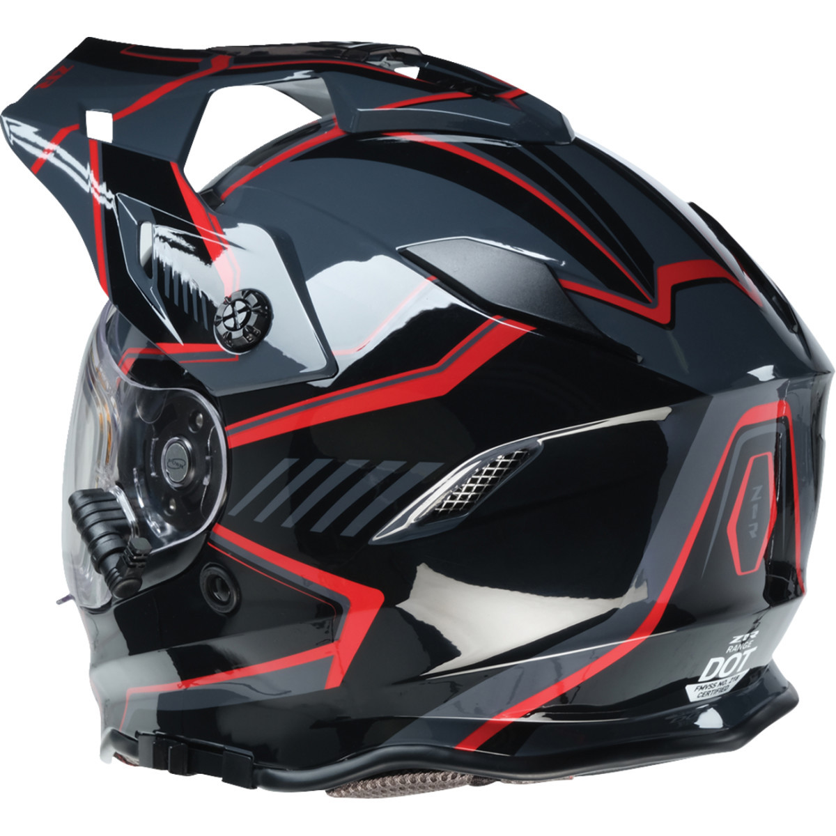 Z1R - Range 2.0 Snow Helmet - Rotor - Black/Red - 2XL