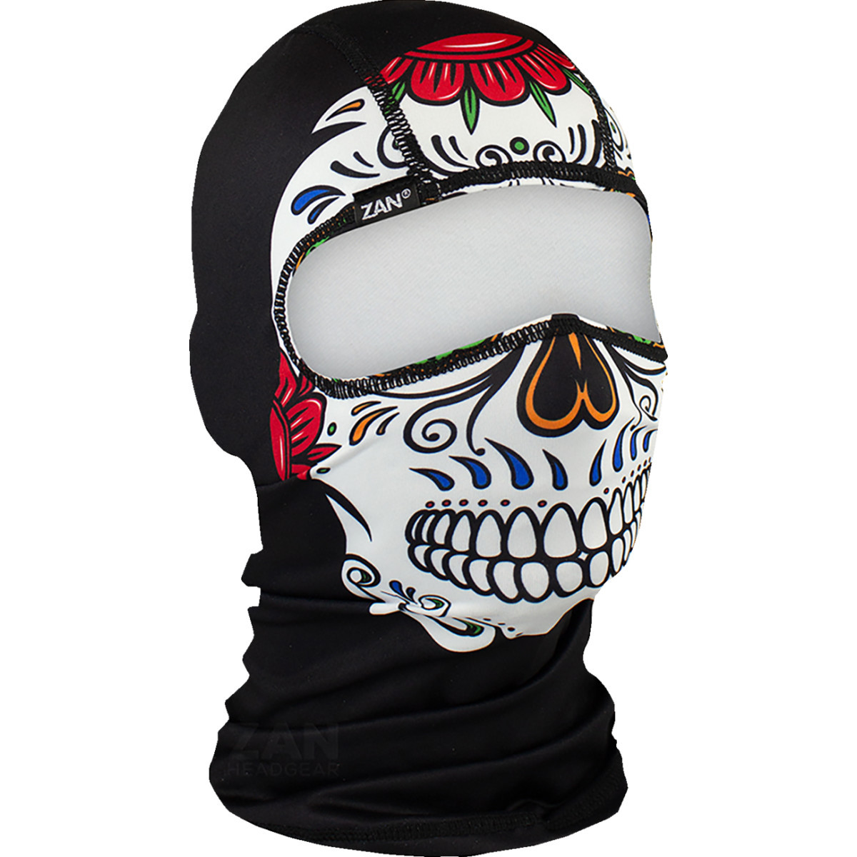 ZAN Headgear #WBP413 - Balaclava - Polyester - Muerte Skull