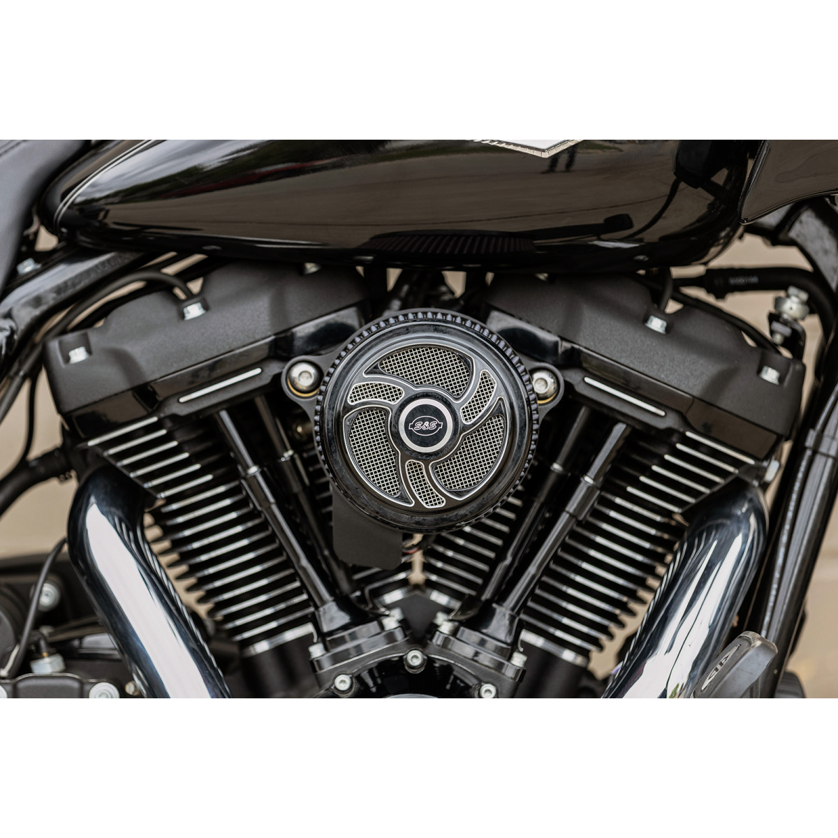 S&S Cycle #170-0206 - Air Cleaner Cover - Torker - Black