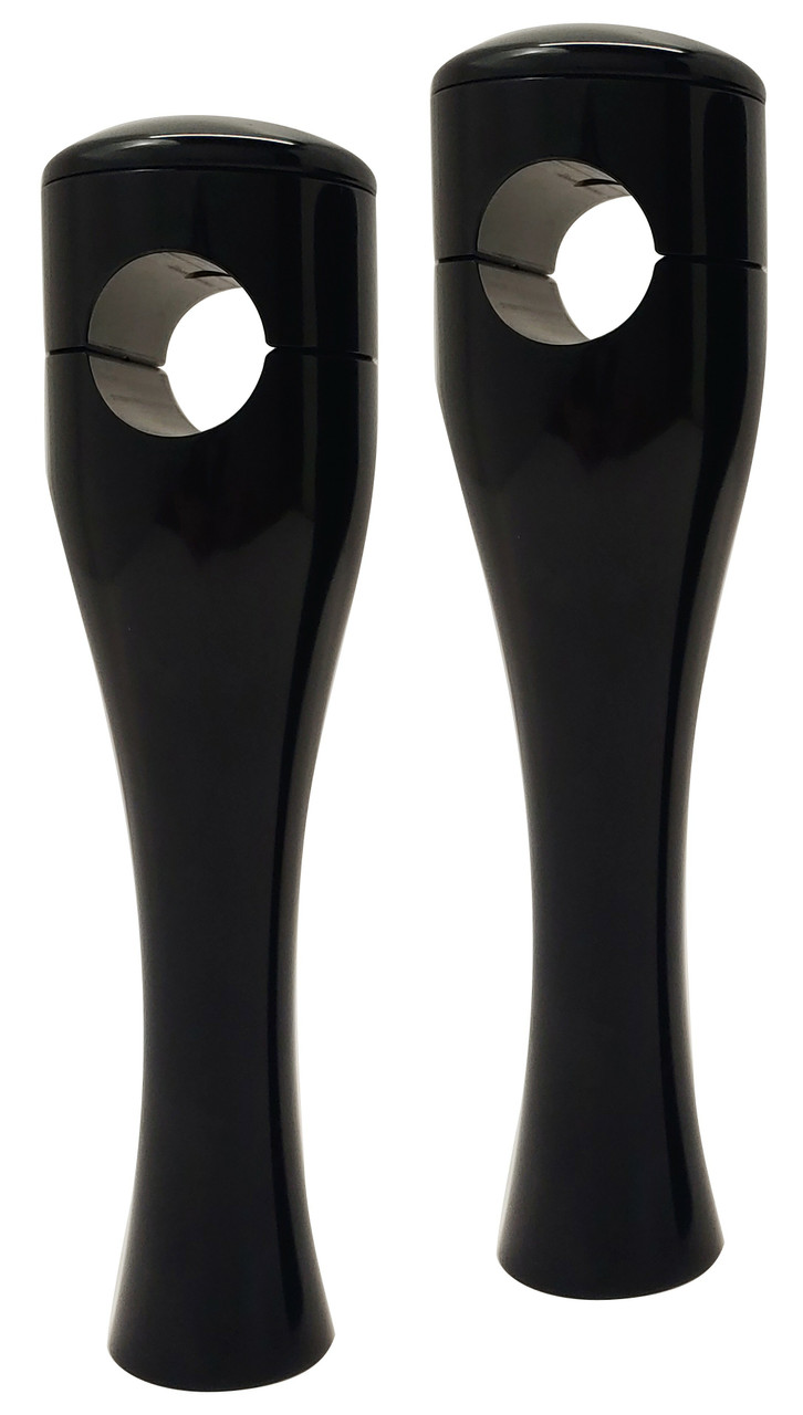 Accutronix #HRH1356-B - 6" Hourglass Riser 1"Bars Fx & Xl Black