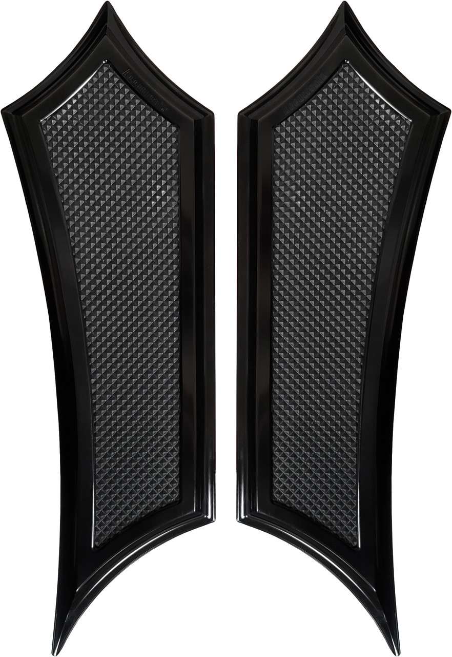 Accutronix #FBF91-IB - Instigator Floorboards All Black For Indian