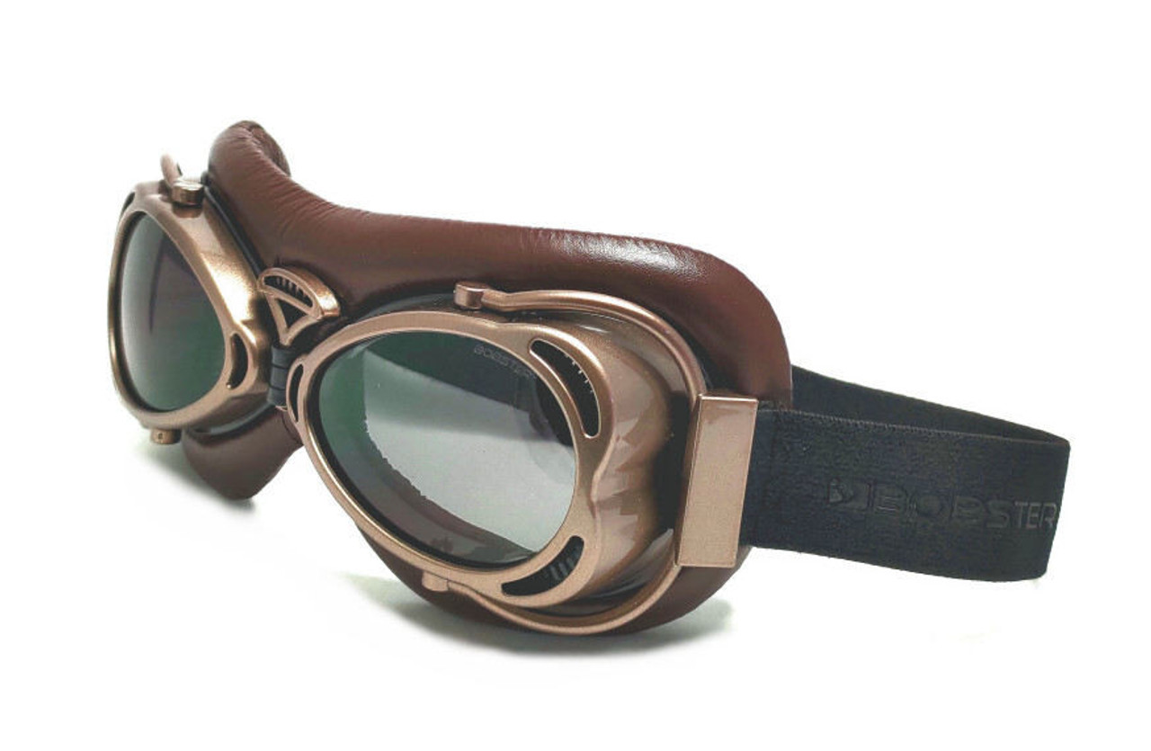 Bobster #BFLG002 - Flight Goggle Antique Brown Smoke Lens