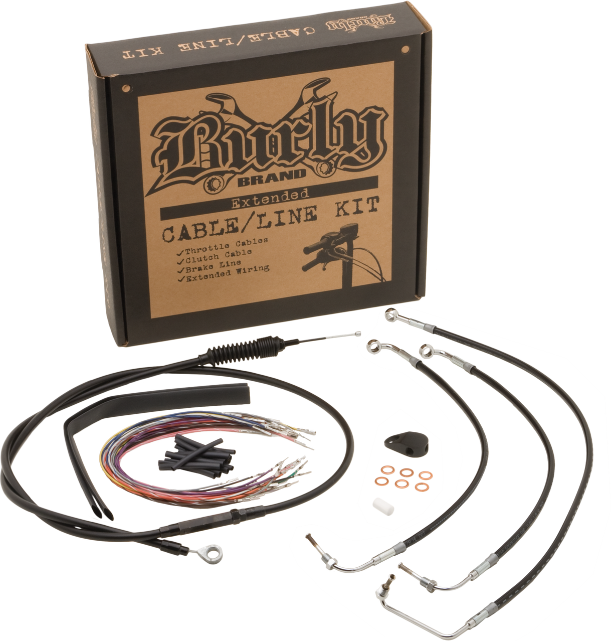 Burly Brand #B30-1057 - Burly Cntrl Kit 18" Ape Stainless