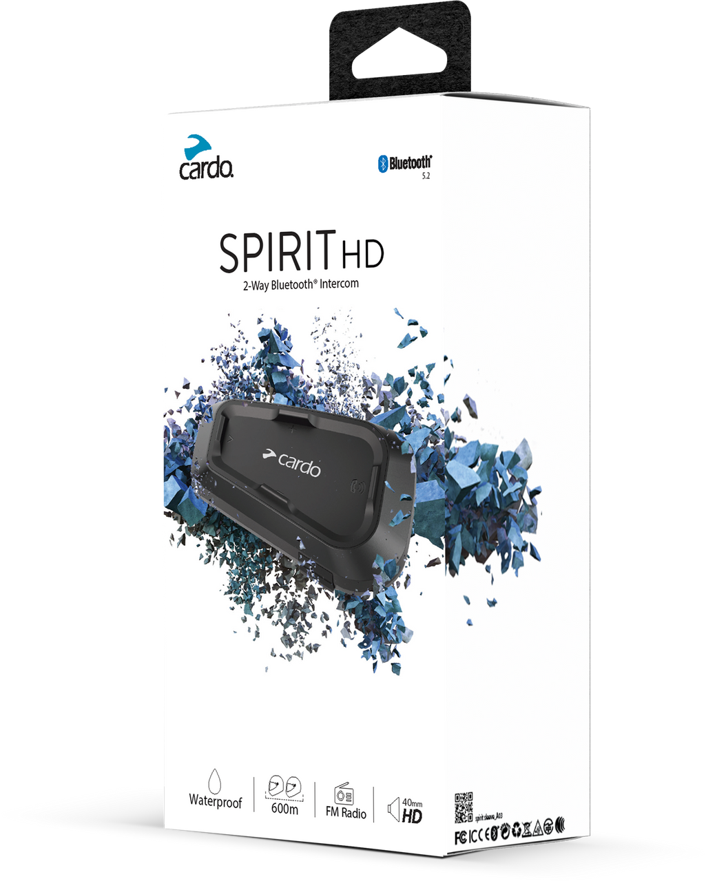 Cardo #SPRT0002 - Spirit Hd Bluetooth Headset Single