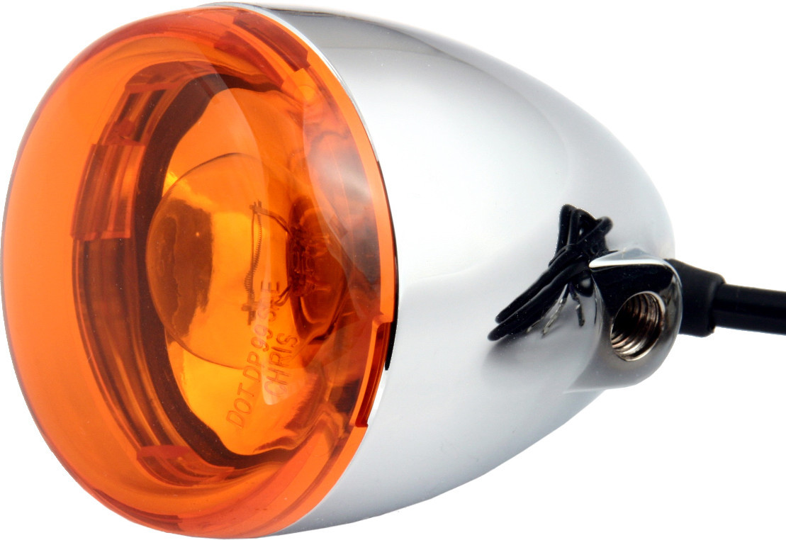 Chris Products #8500A - Turn Signal Assembly Bullet Style Amber