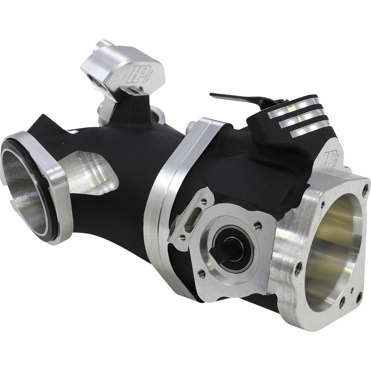 Horsepower, INC #HPI-55MF1-18B - Max Flow™ Throttle Body - Black - Twin Cam - 55 mm