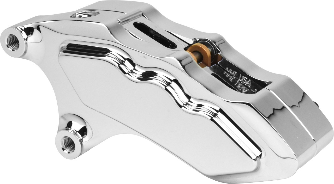 Hawg Halters Inc #LHSCC6018 - 6 Pist Diff Front Caliper L/H Chrome W/ 11.8" Rotor