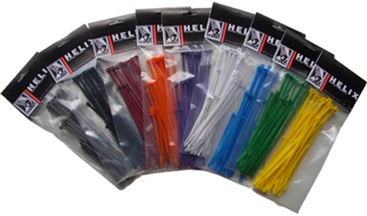 Helix #303-4126 - Cable Ties 8" Grey 100/Pk