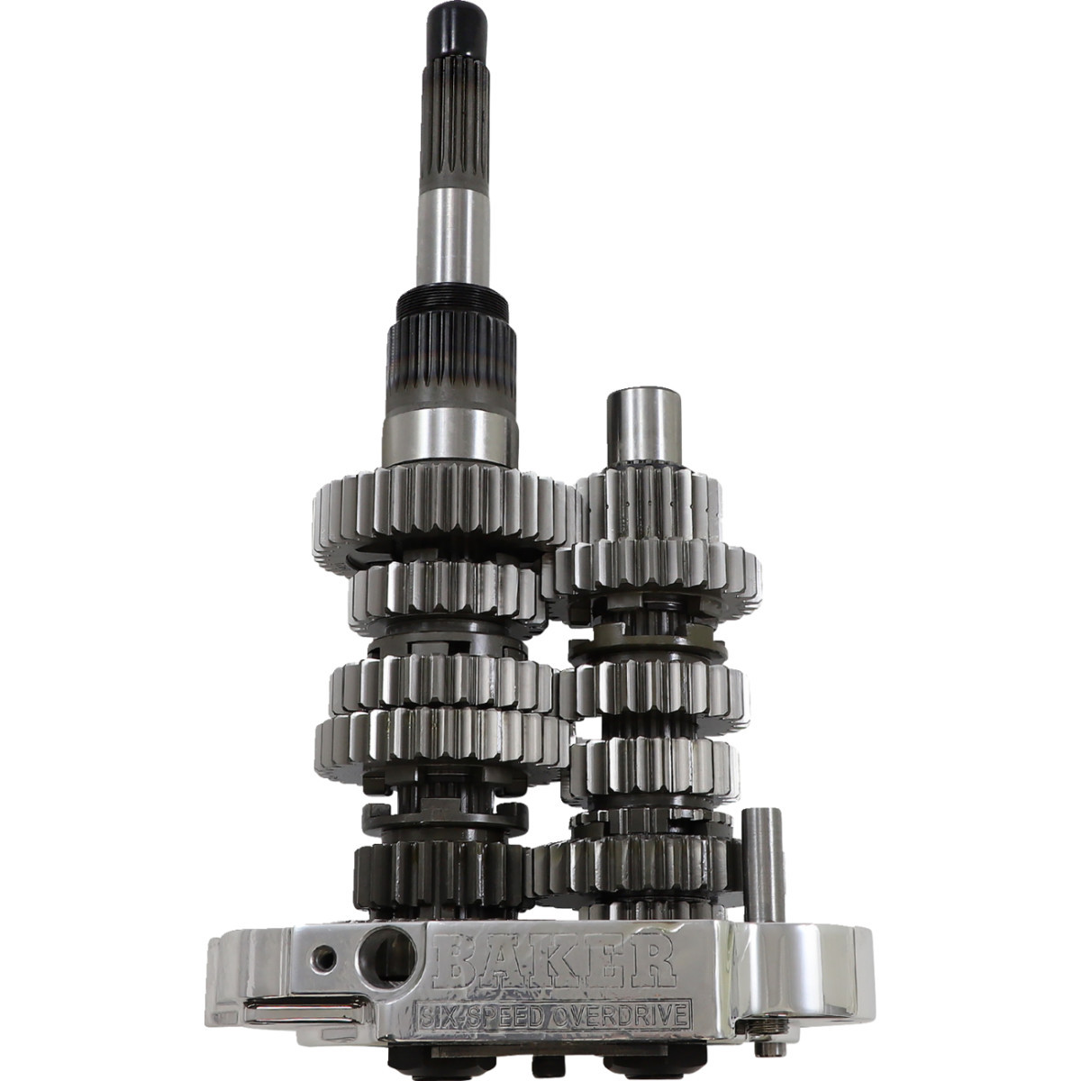 Baker Drivetrain #OD6-404P2-02 - Gear Set - Overdrive/6-Speed - Polished - '02-'06 Touring