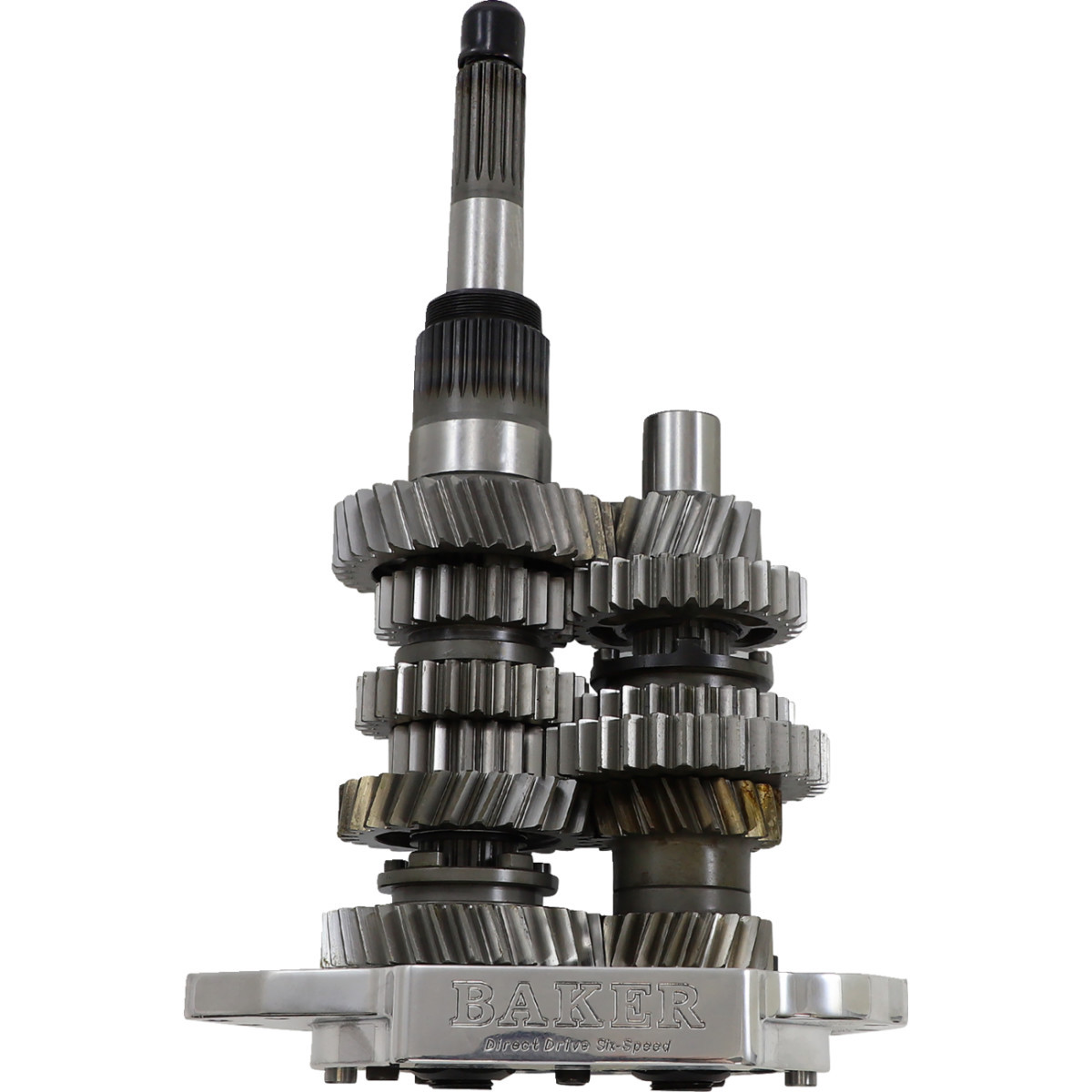 Baker Drivetrain #DD6-411PL-02 - Direct Drive Gear Set - 6-Speed - Polished - '01-'06 Softail/Dyna