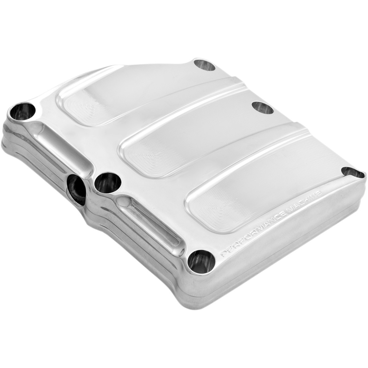 Performance Machine (PM) #0203-2018-CH - Transmission Top Cover - Scallop - Chrome
