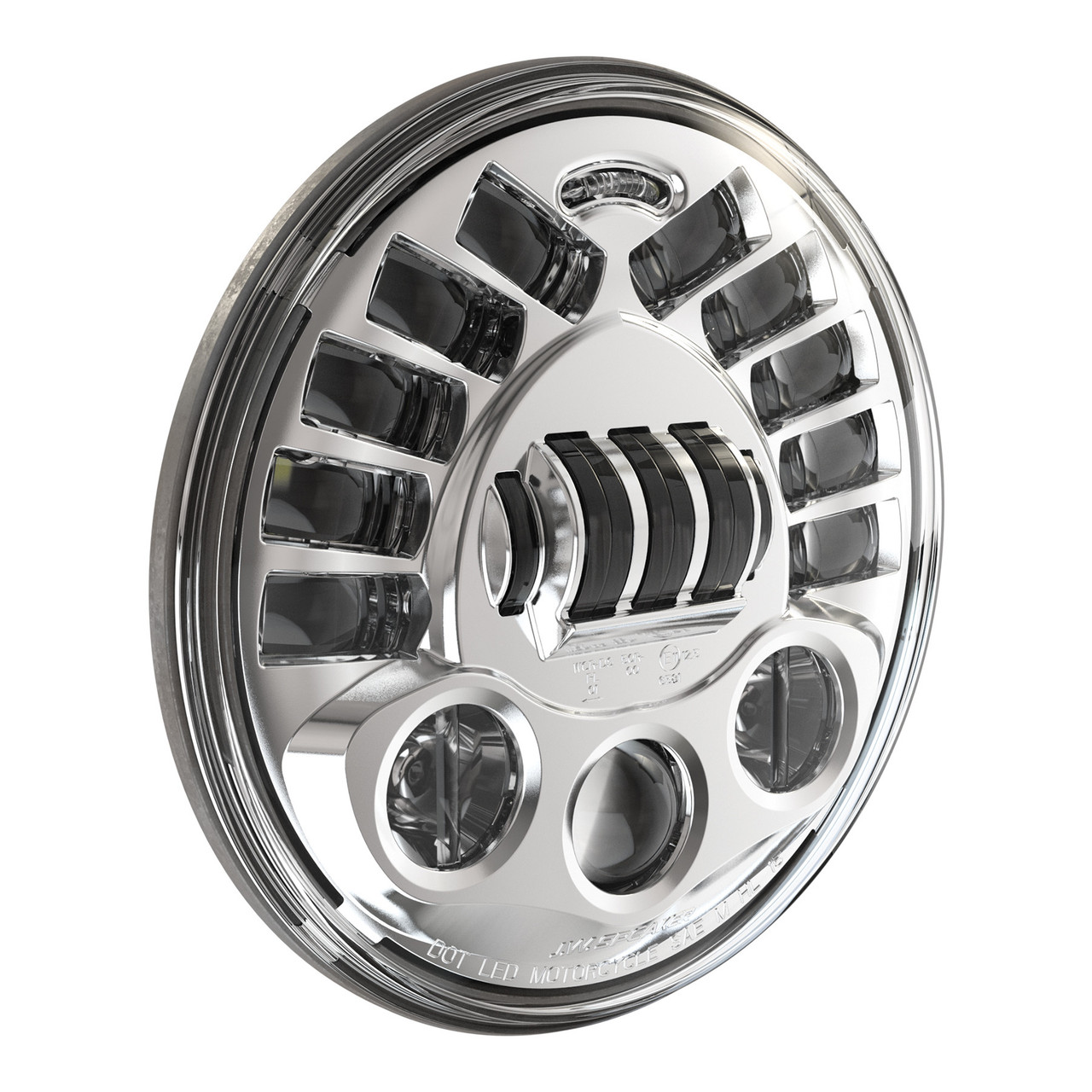 Jw Speaker #0555031 - 8790a2 Adaptive Headlt 7" Chr Bezel