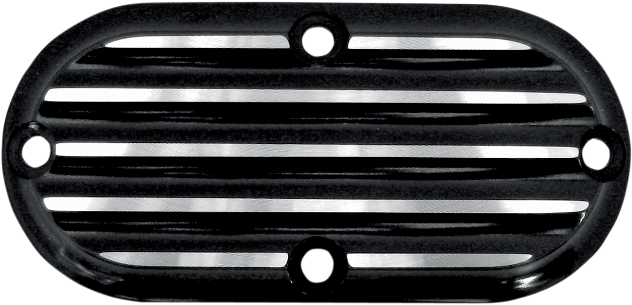 Inspection Cover - Black/Silver - Finned