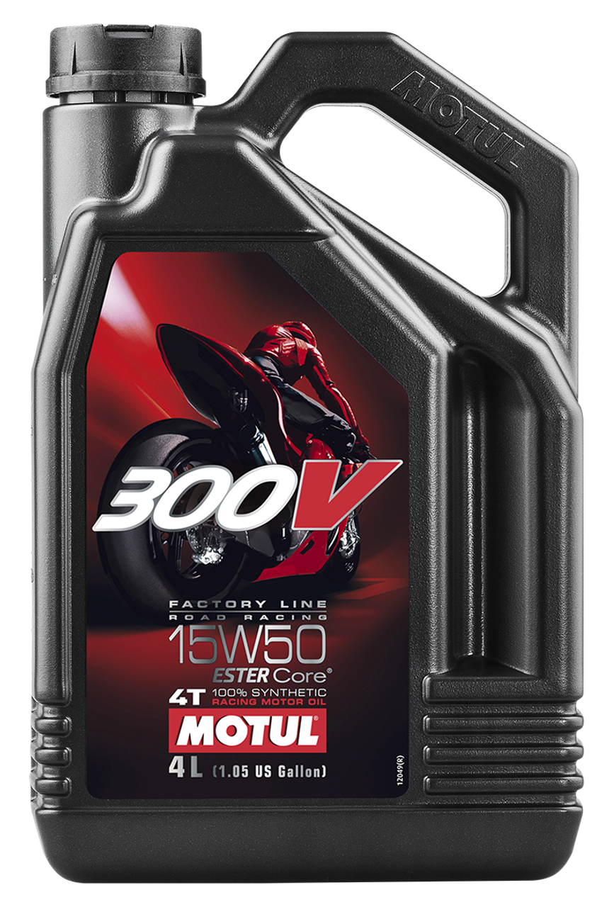 Motul #104129 - 300v 4t Competition Synthetic Oil 15w50 4-Liter