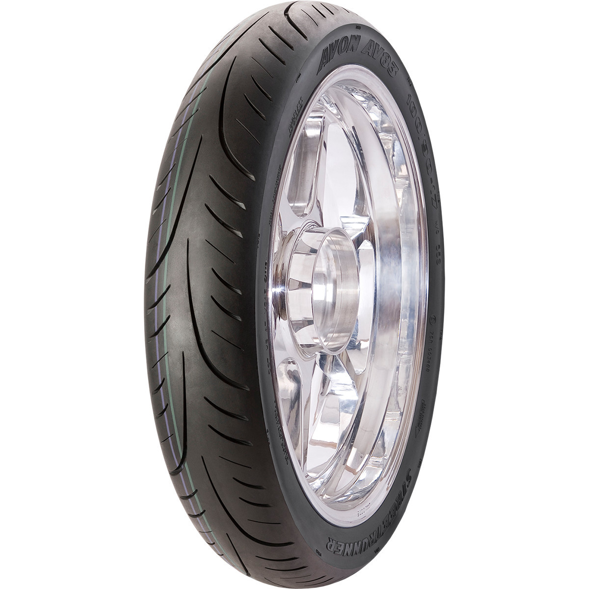 Avon #638127 - Tire - Streetrunner AV83 - Front/Rear - 3.00-18 - 47S