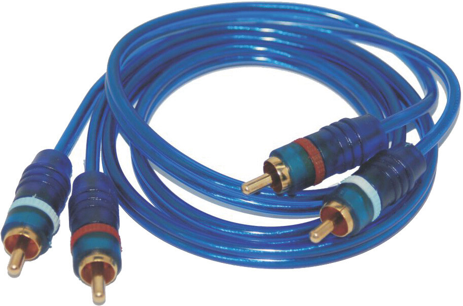 Namz Custom Cycle #NAP-RCA3 - Amp Power 3 Rca Cable Copper Conductor Oxygen Free Cable