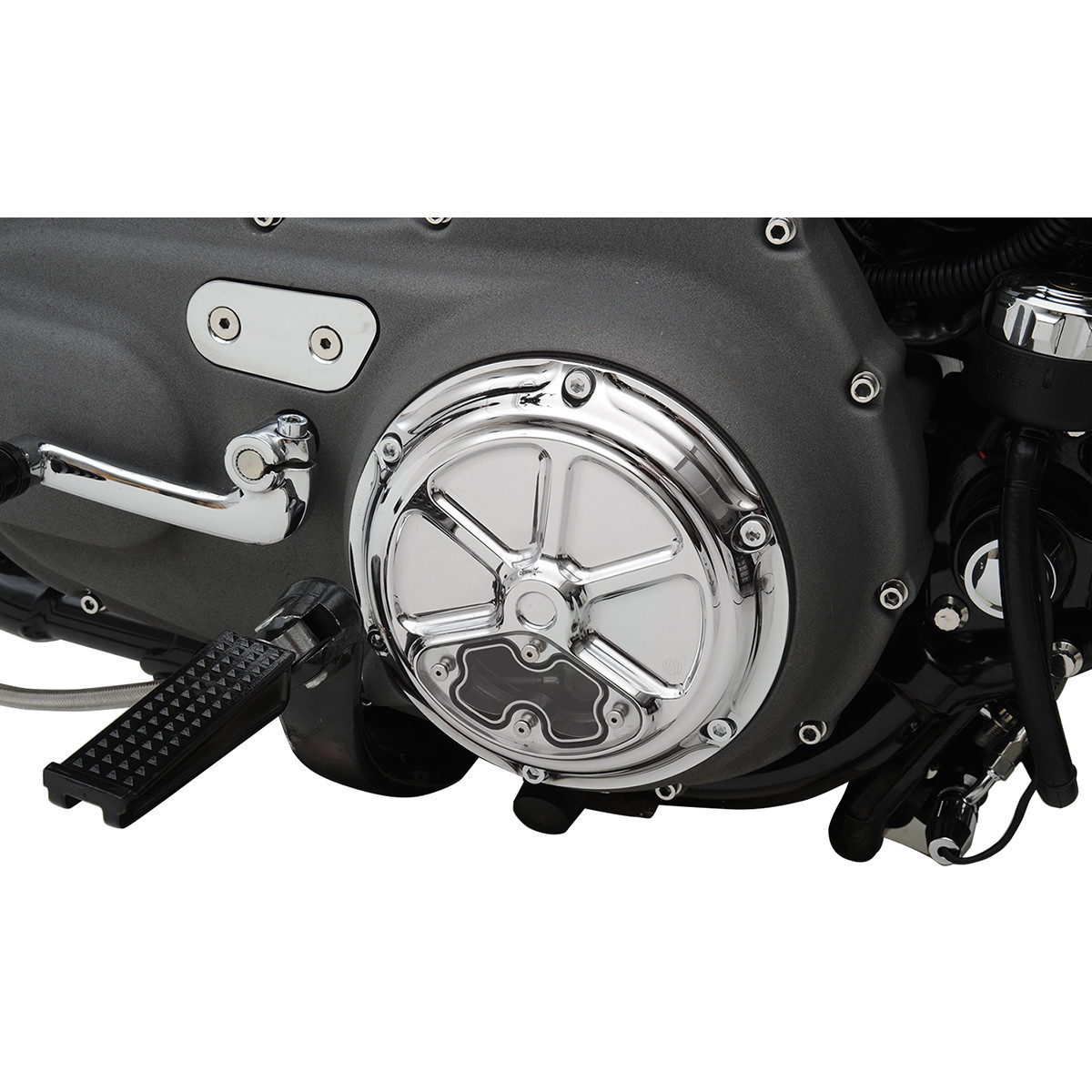 Drag Specialties - Inspection Cover with Mounting Hardware/Gasket/O-Ring - Chrome