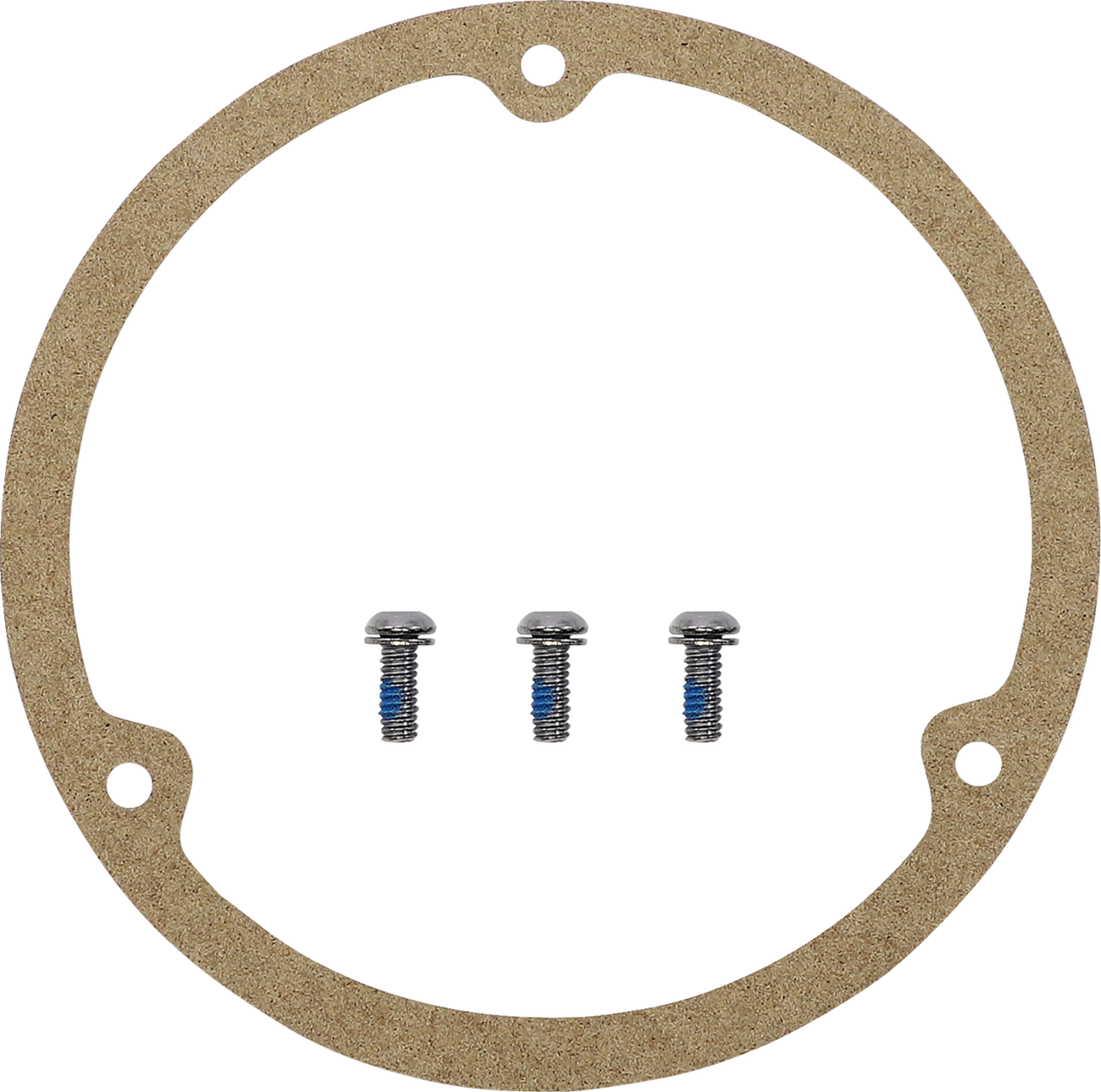 Drag Specialties Live to Ride Derby Cover - 3 Hole - Chrome