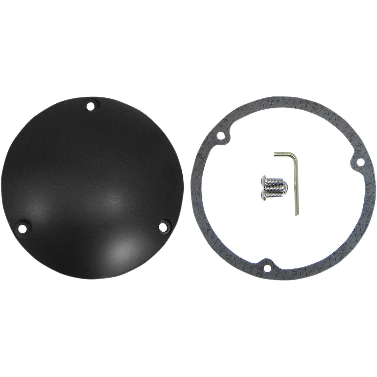 Drag Specialties - Derby Cover - Matte Black - 3 Hole - '70-'98 Big Twin
