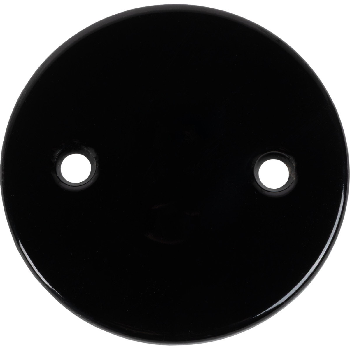Paughco #B758 - Inspection Cover - Dimpled - Black - '36-'64 Big Twin