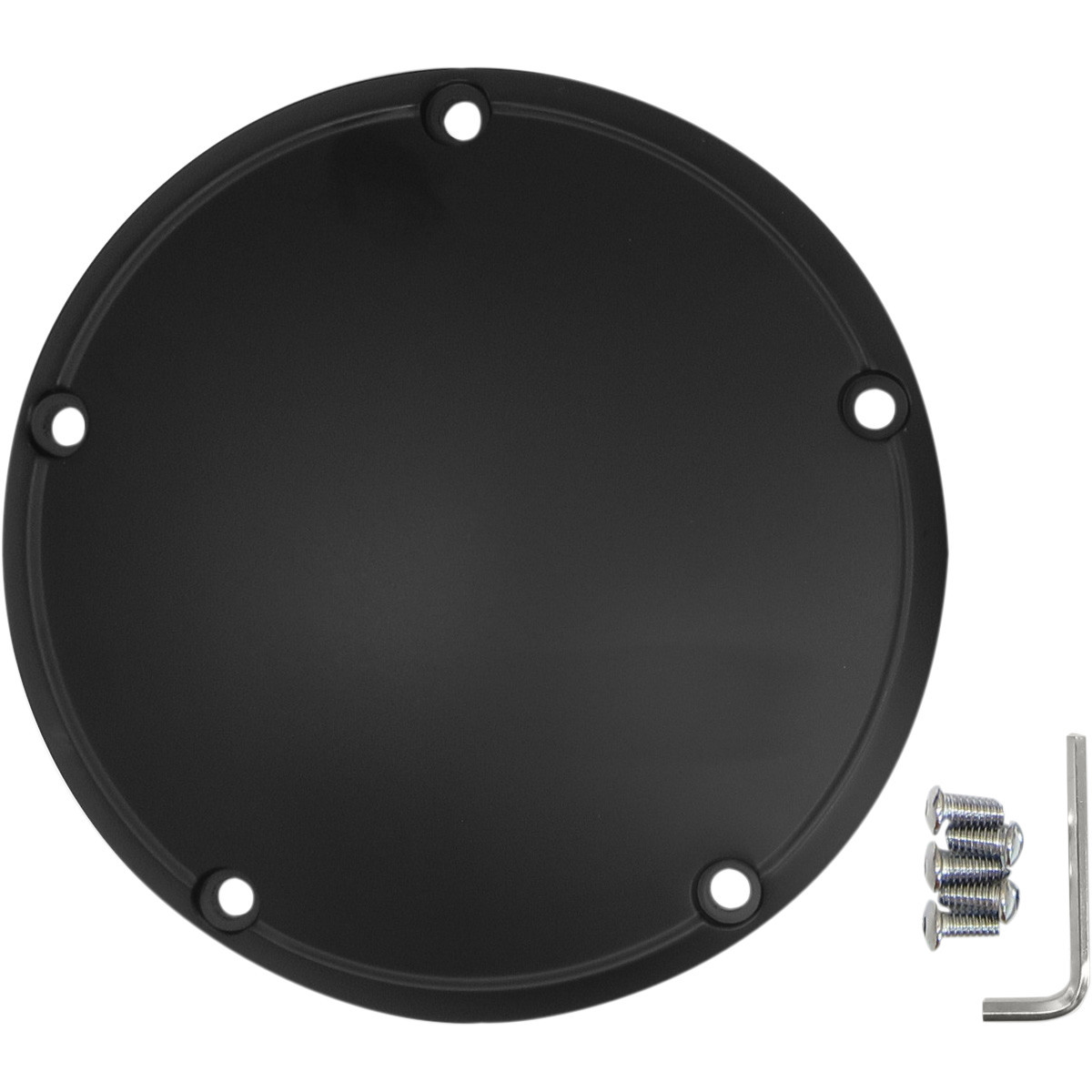 Drag Specialties - Derby Cover - Satin Black - 5 Hole - '99-'18 Big Twin