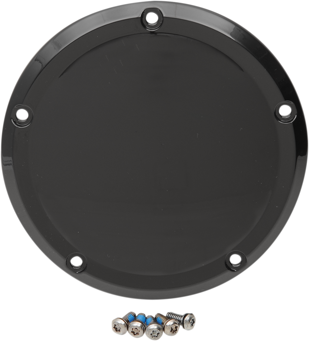 Drag Specialties Derby Cover - Gloss Black - Touring/Trike