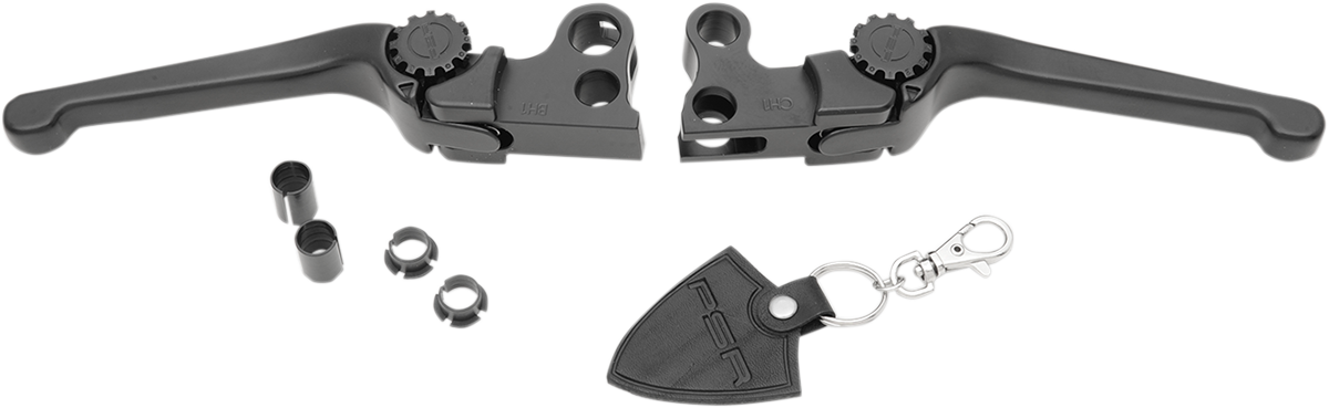PSR #12-00651-22 - Anthem Adjustable Lever Set for Harley Models - Black