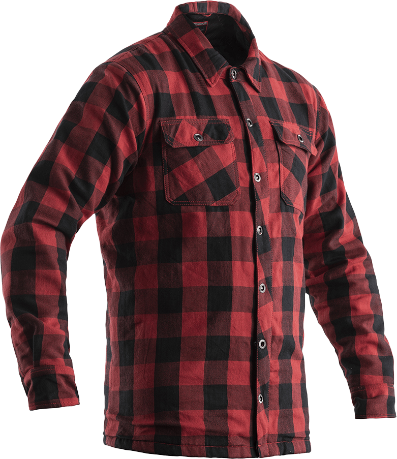 Rst #102115RED-48 - Kevlar Lumberjack Ce Shirt Red Check Textile 2xl