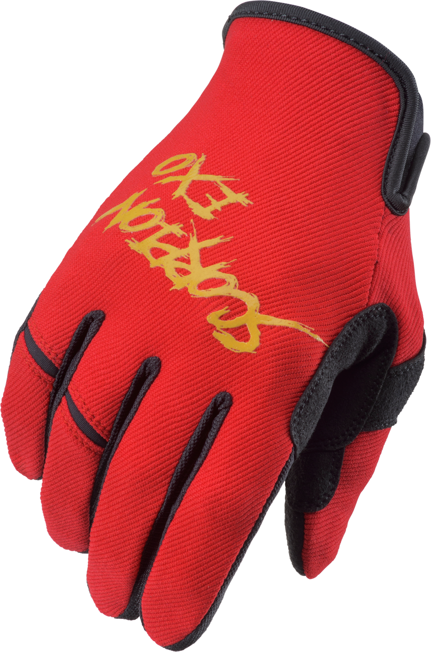 Scorpion Exo #G46-016 - Air-Stretch Gloves Grind Red/Gold Xl