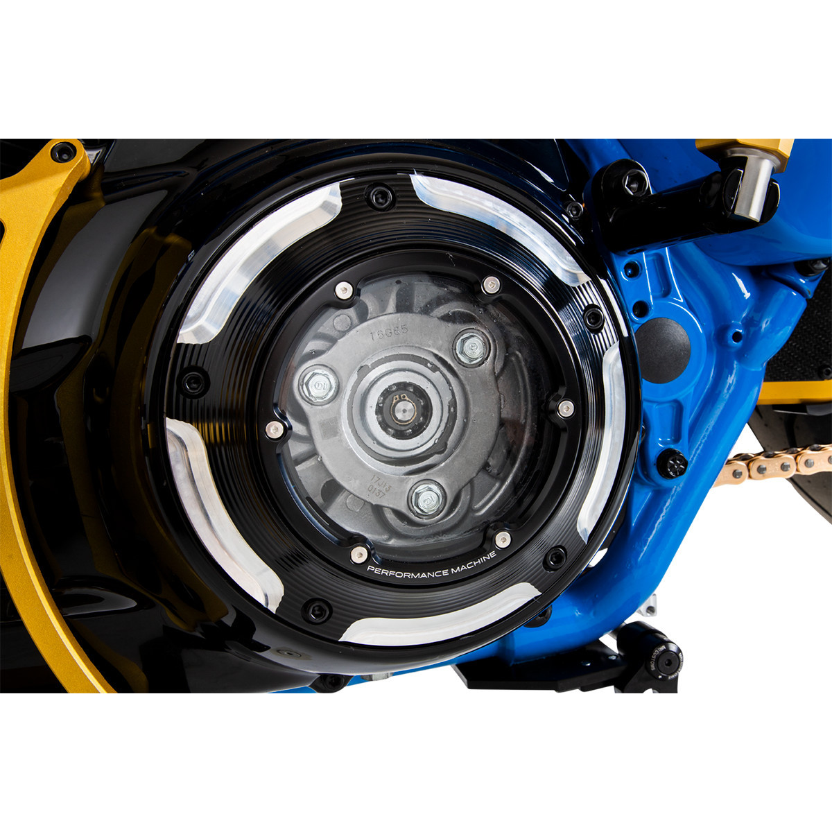 Performance Machine (PM) #0177-2083M-BM - Derby Cover - Vision - Contrast Cut™ - Touring