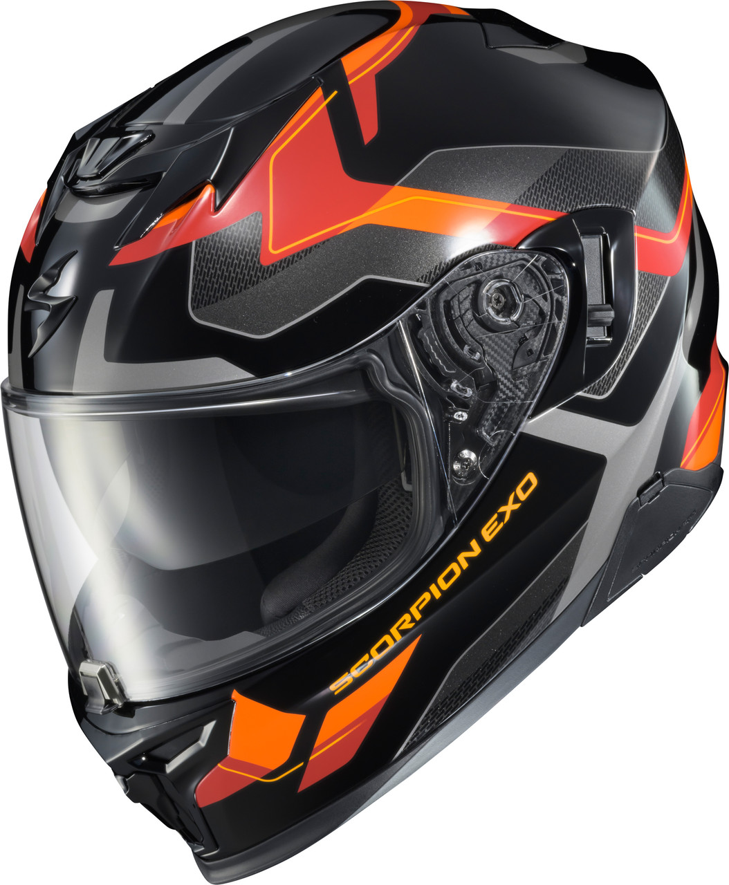 Scorpion Exo #T52-1245 - Exo-T520 Full Face Helmet Zuse Orange Lg