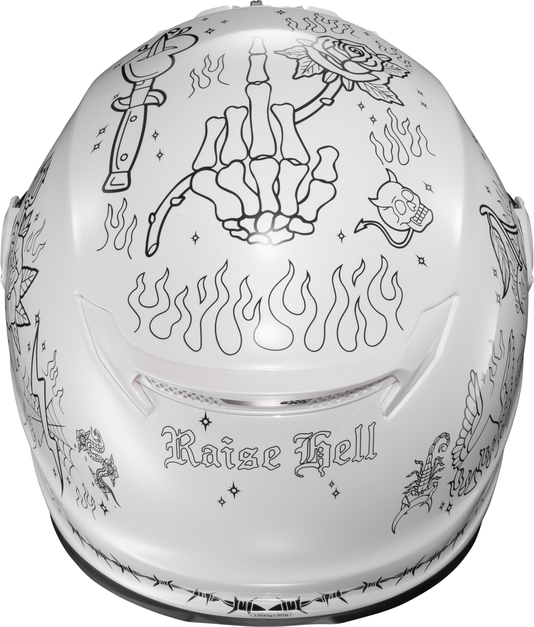 Scorpion Exo #CFX-1052 - Covert Fx Full Face Helmet The Litas 2 White Xs