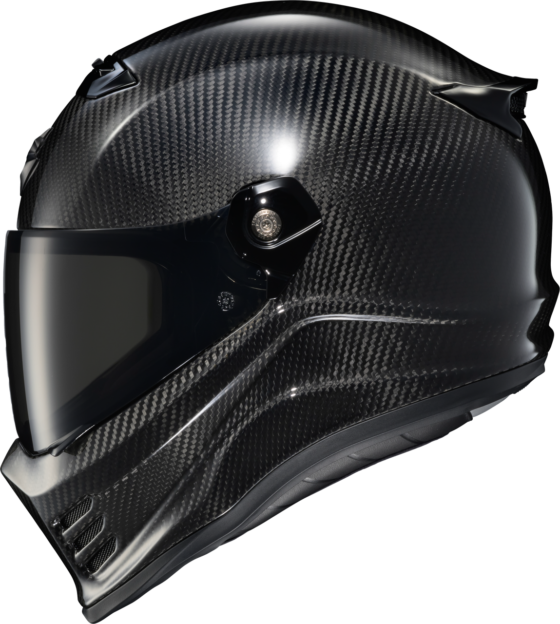 Scorpion Exo #CFC-0034 - Covert Fx Carbon Full Face Helmet Gloss Black Md