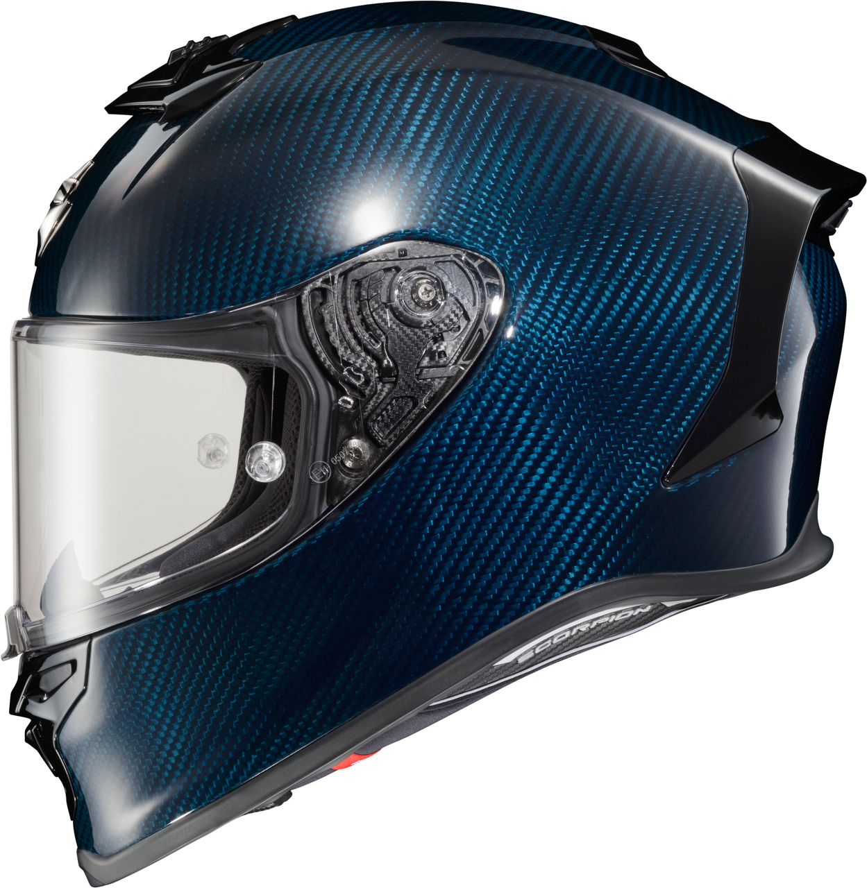 Scorpion Exo #R1C-0206 - Exo-R1 Air Full Face Helmet Carbon Blue Xl
