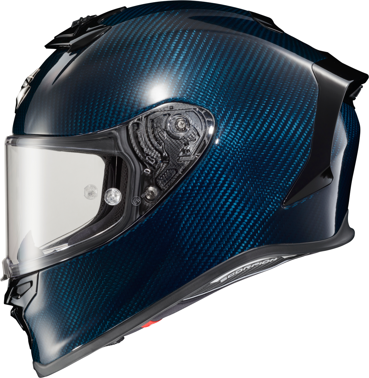Scorpion Exo #R1C-0202 - Exo-R1 Air Full Face Helmet Carbon Blue Xs
