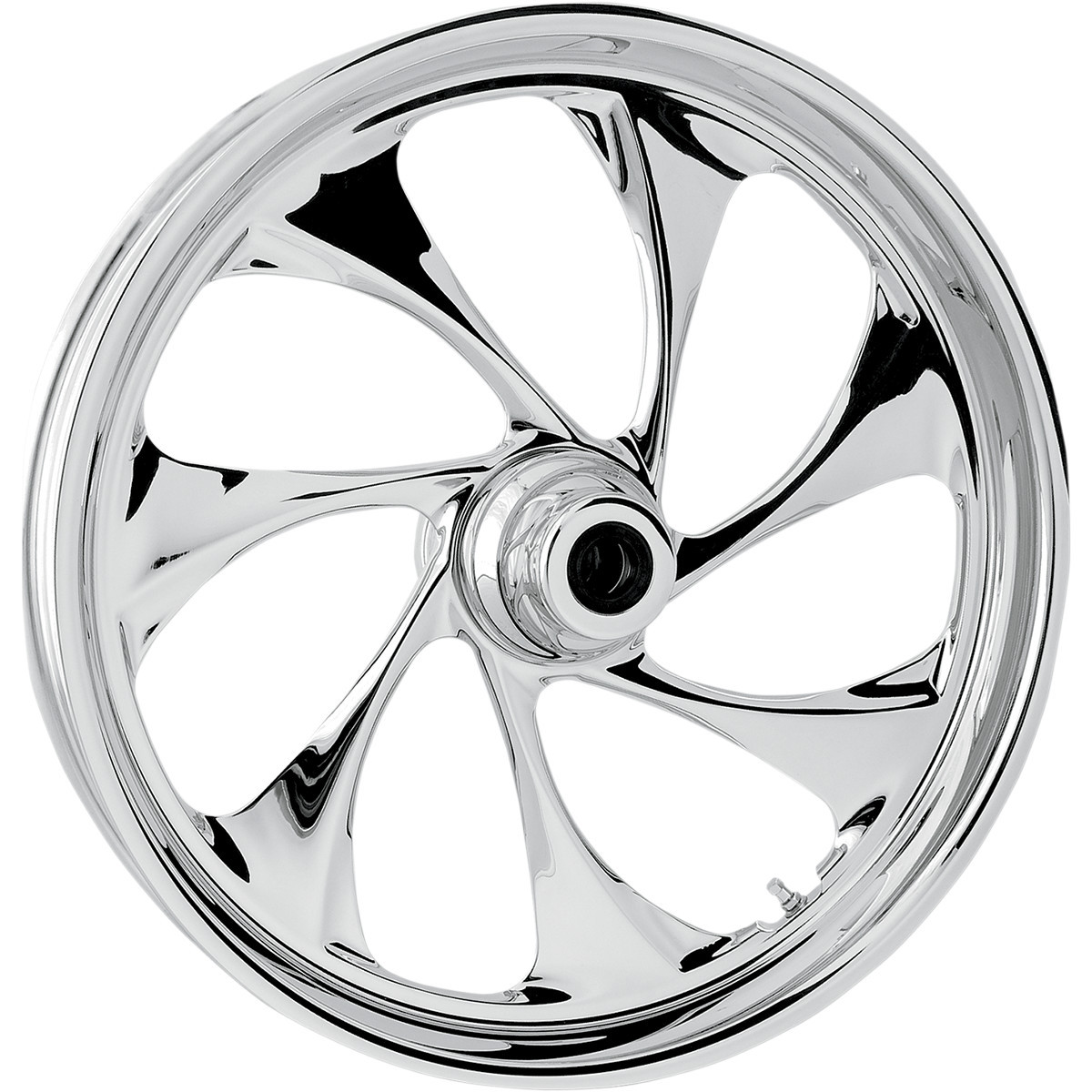 RC Components #21350-9031A-101 - Wheel - Drifter - Front - Dual Disc/with ABS - Chrome - 21x3.5 - '08-'23 FLT