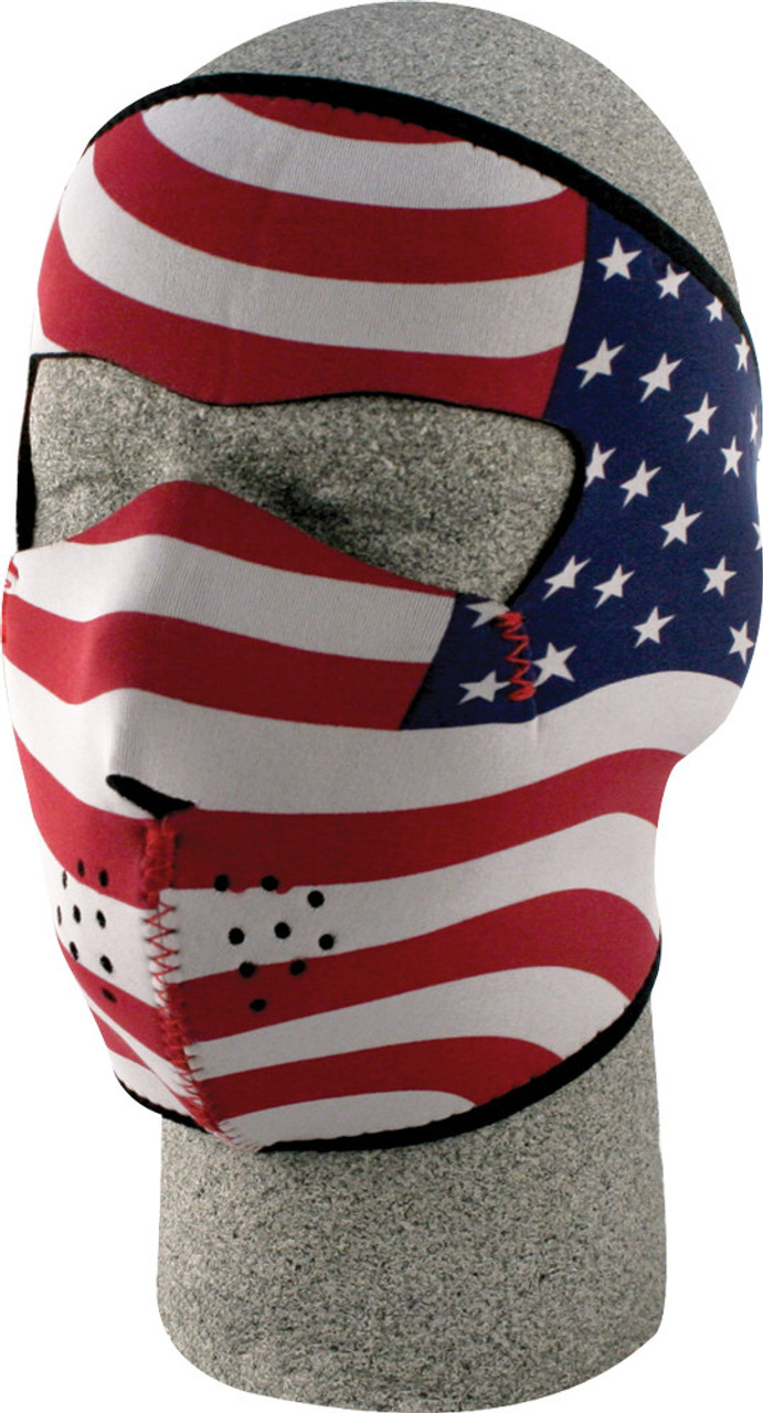Zan #WNFM003 - Full Face Mask Stars & Stripes