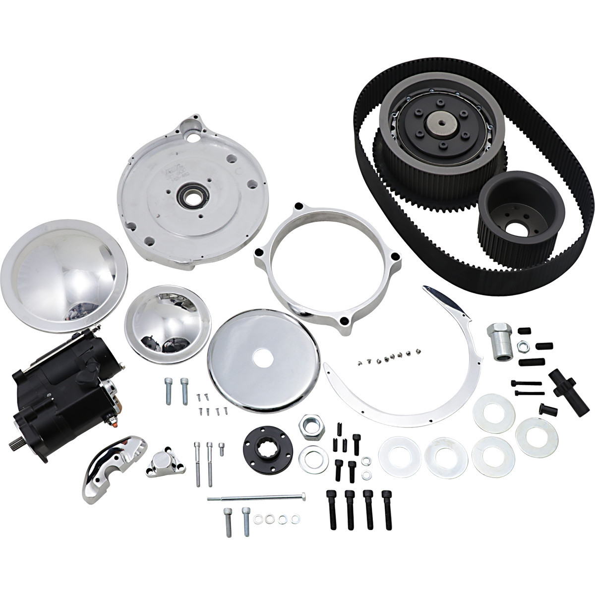 Belt Drives LTD. #SHS-630ST - Shorty Belt Drive Kit with Starter - 3"