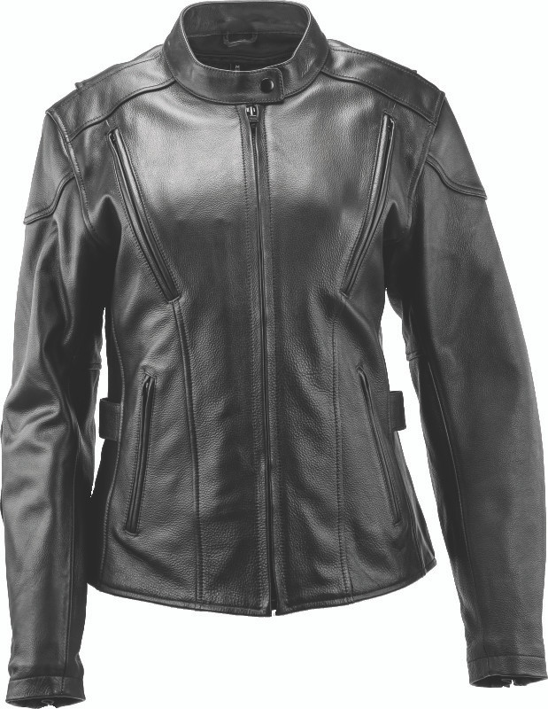 Kuryakyn #094366 - Leather By River Road Race Leather Jacket Black Womens - XL