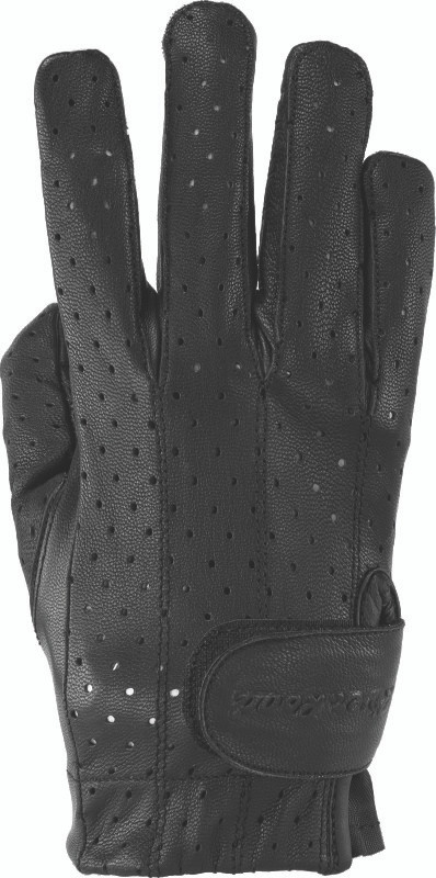 Kuryakyn #094504 - Leather By River Road Tucson Leather Perforated Gloves Black Womens - XL
