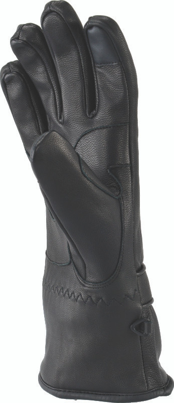 Kuryakyn #094516 - Leather By River Road Taos Cold Weather Gloves Black Womens - Small