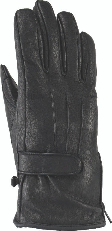 Kuryakyn #094518 - Leather By River Road Taos Cold Weather Gloves Black Womens - Large