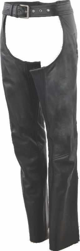Kuryakyn #094425 - Leather By River Road Plains Leather Chaps Black Womens - Small