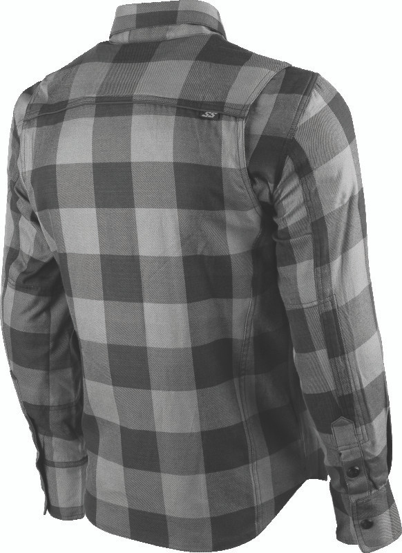 Speed and Strength True Grit Armored Moto Shirt Grey - Small - #889731
