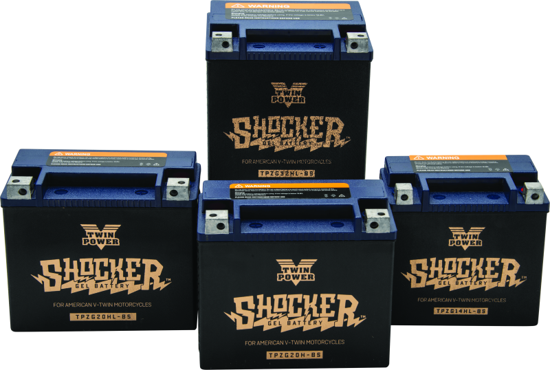 Twin Power YTX-14L Shocker Gel Battery Replaces H-D5958-04 220 CCA