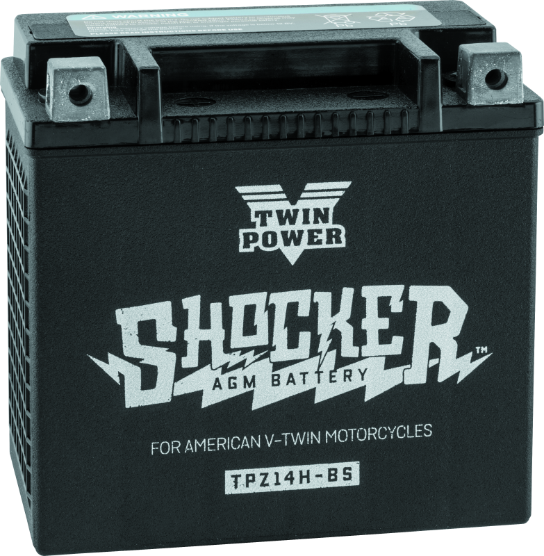 Twin Power YTX-14 Shocker Battery Replaces H-D5948-00 220 CCA