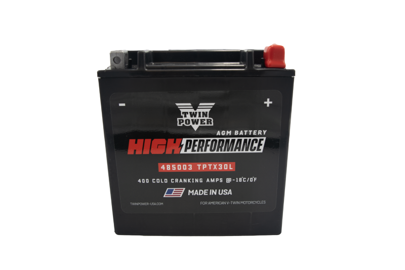 Twin Power YIX-30L High Performance Battery Replaces H-D6010-97A Made in USA 400 CCA