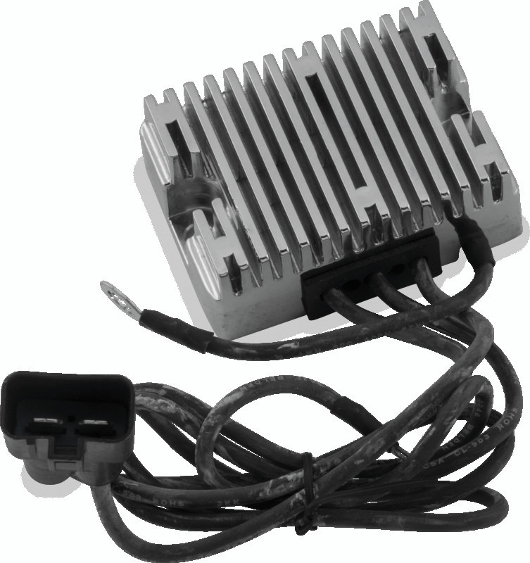 Twin Power 2000 FXD Voltage Regulator Chrome Replaces H-D4512-00 38 Amp