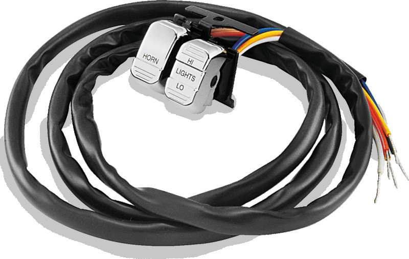 Twin Power 96-13 Big Twin XL V-Rod Chrome Horn/Dimmer Switch Replaces H-D1597-96 71682-06A
