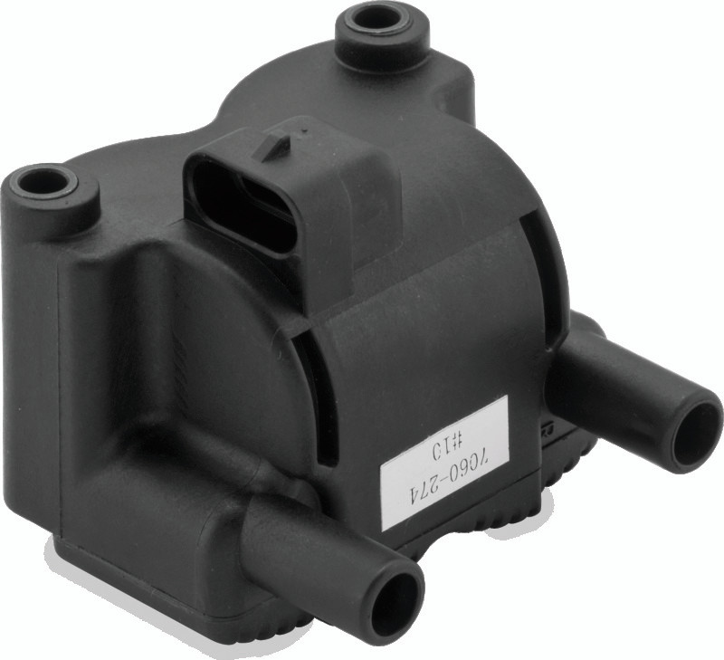 Twin Power 02-07 FLH FLT with EFI Ignition Coil Black Replaces H-D1743-01 Single Fire .5 Ohm
